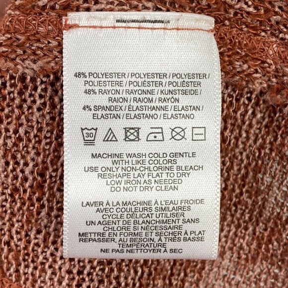 Free People Beatnik Hacci Cowl Neck Sweater Small - Picture 9 of 9